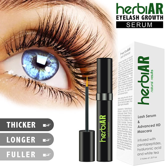 Eyelash Growth Serum with Natural Waterproof Mascara