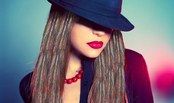 12 Glamorous Colors of Tinsel Hair Extensions