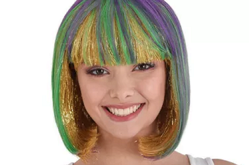 Join the Mardi Gras Extravaganza with Glittering Hair Tinsel Extensions