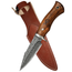 Handmade Damascus Fixed Blade Knife 8.75" For Hunting Camping Outdoor Predator Hunter HandiGo USA