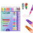 Herbiar 3D Nail Art Pen Set 12 Colors – 0.5mm Fine Tip, Waterproof DIY Manicure and Nail Designs