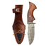Handmade Damascus Fixed Blade Knife 10" Hunting Camping Outdoor Predator Hunter HandiGo USA