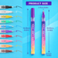 Herbiar 3D Nail Art Pen Set 12 Colors – 0.5mm Fine Tip, Waterproof DIY Manicure and Nail Designs