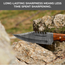 Handmade Damascus Fixed Blade Knife 8.75" for Hunting Camping Outdoor Predator Hunter HandiGo USA