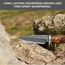 Handmade Damascus Fixed Blade Knife 8.75" For Hunting Camping Outdoor Predator Hunter HandiGo USA