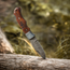 Damascus Hunting Knife 6.75" Folding Camping Outdoor Handmade Predator Hunter HandiGo USA