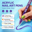 Herbiar 3D Nail Art Pen Set 12 Colors – 0.5mm Fine Tip, Waterproof DIY Manicure and Nail Designs
