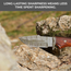 Handmade Damascus Fixed Blade Knife 10" Hunting Camping Outdoor Predator Hunter HandiGo USA