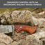 Handmade Damascus Fixed Blade Knife 10" Hunting Camping Outdoor Predator Hunter HandiGo USA