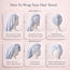 3-Pack Microfiber Hair Turban Towels Women Quick Dry Twist Anti-Frizz Curly Long Hair by Towel Oasis