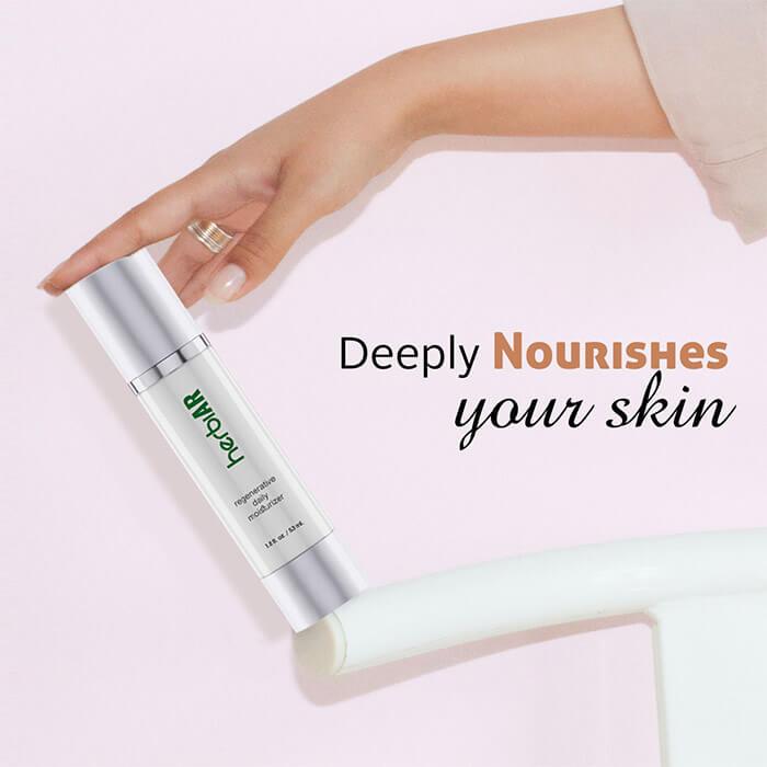 Regenerative daily moisturizer that deeply nourishes skin